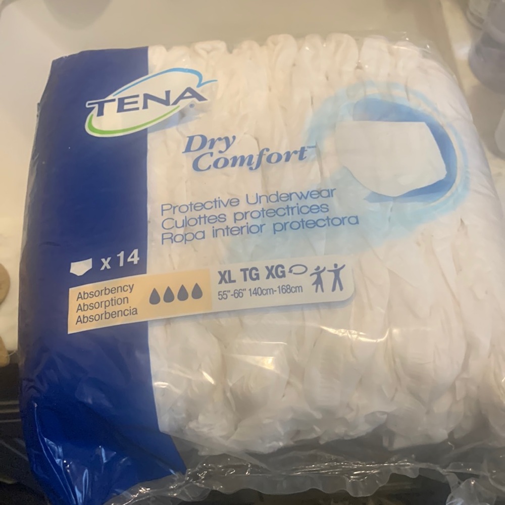 Tena dry comfort protective underwear